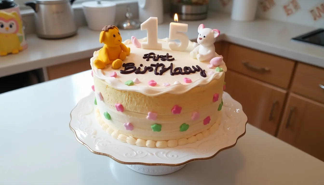 torta de primer cumpleaños torta de primer cumpleaños