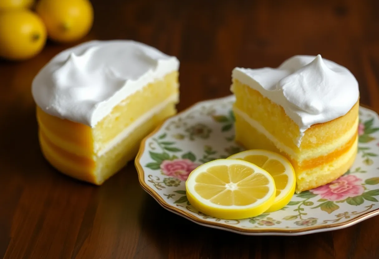 receta de Torta de Limón Merengada