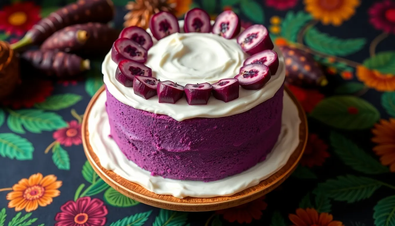 receta de Ube Cake