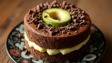 torta aguacate y chocolate