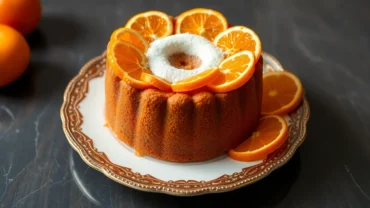 torta de batata y naranja