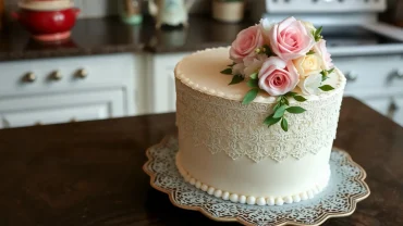 torta de boda vintage