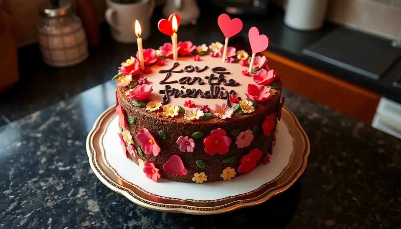 torta de fiesta de amor y amistad torta de fiesta de amor y amistad