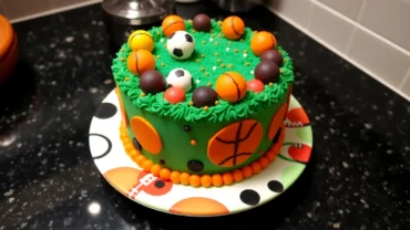 torta de fiesta deportiva