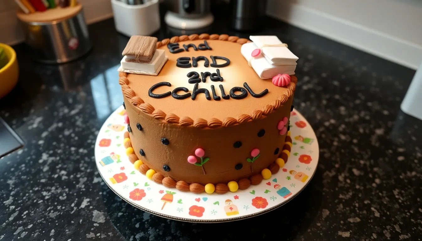 torta de fin de ciclo escolar