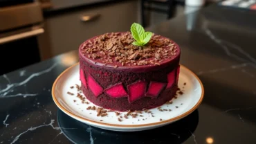 torta de remolacha y chocolate saludable