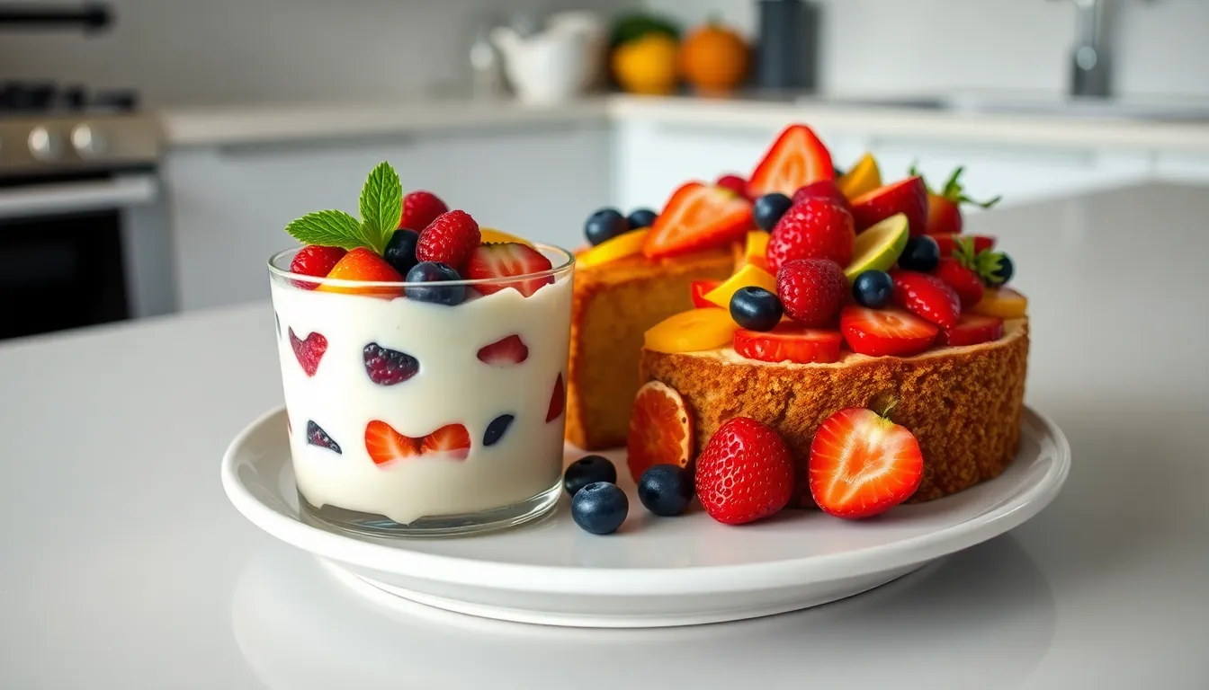 torta de yogur y frutas saludable torta de yogur y frutas saludable
