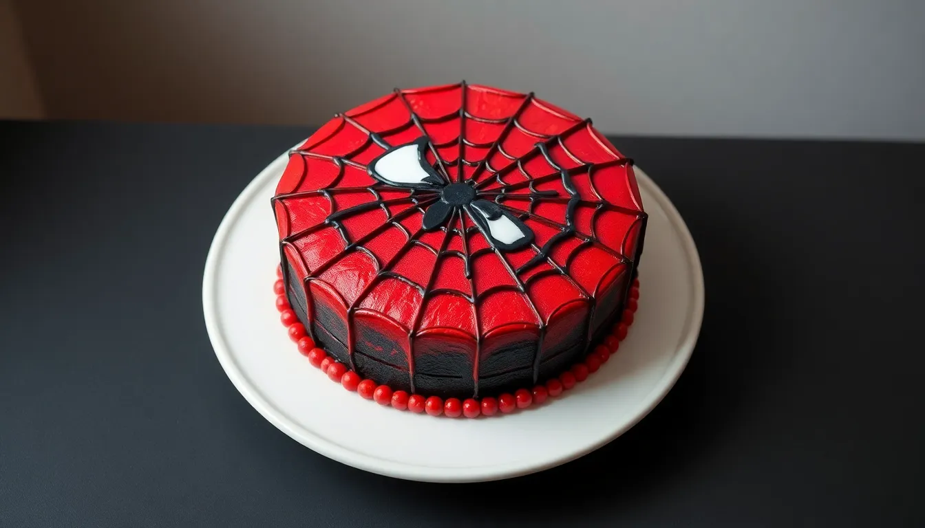 torta hombre araña torta hombre araña