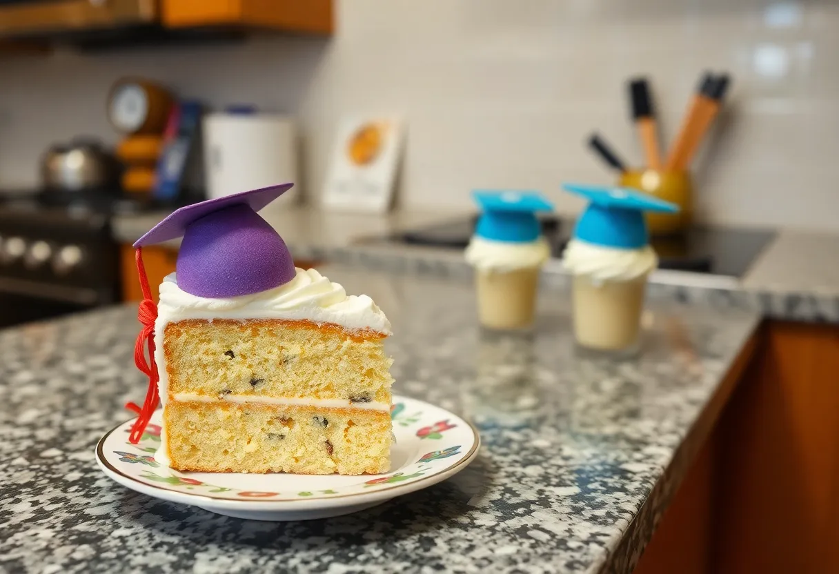 tortas de graduación de secundaria