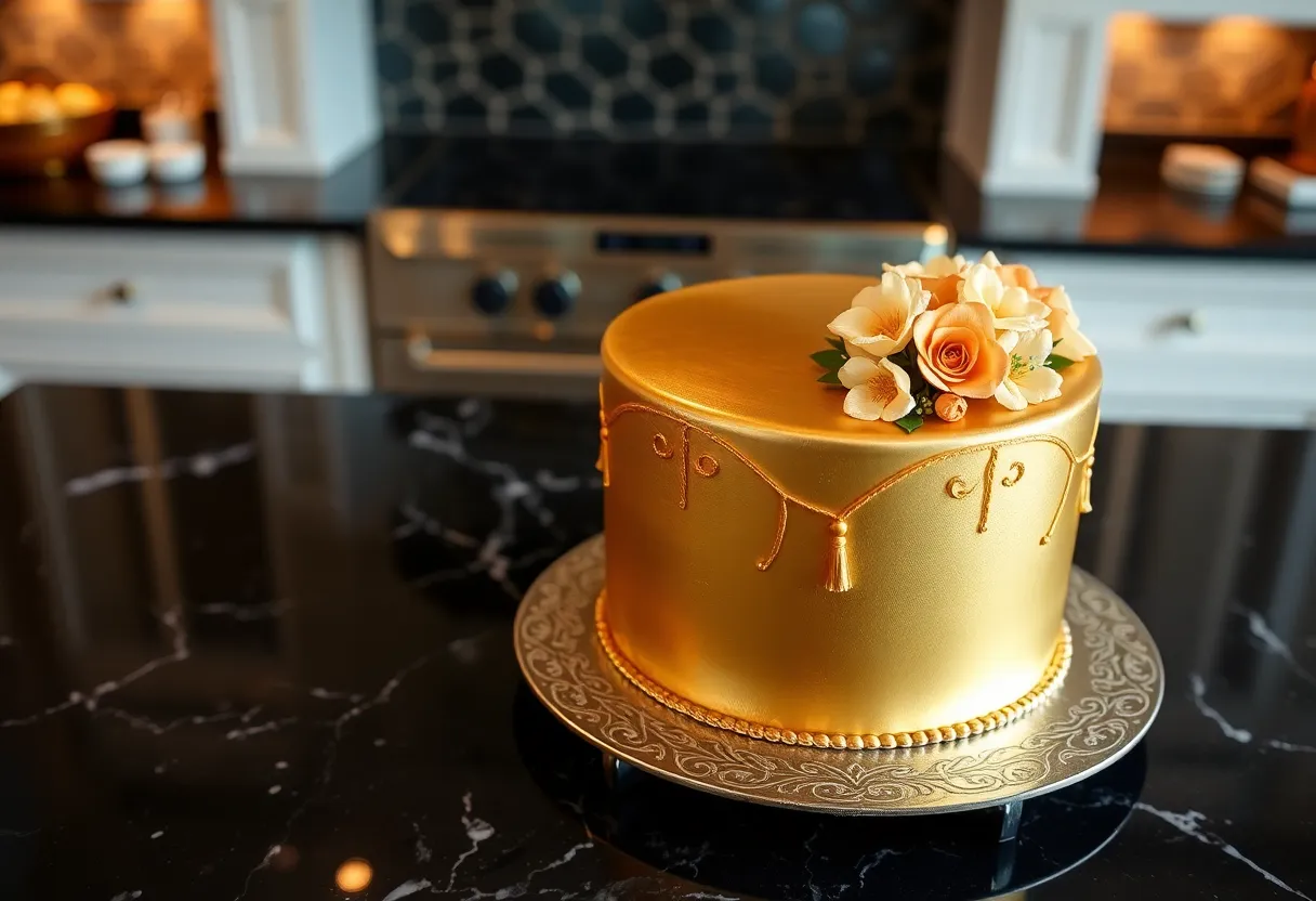 tortas para bodas de oro